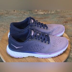 Hoka One One Cavu 2 Lavendula Medieval Blue Running Sneakers Shoes-Womens 7.5